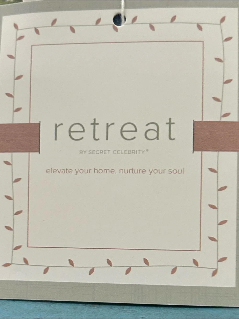 “New” Retreat by Secret Celebrity Embroidered Horse Pillow